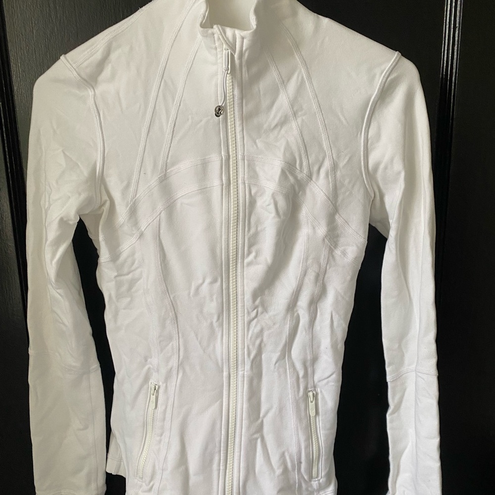 Size 2 white lululemon jacket